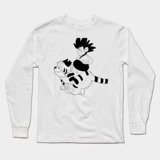 Yaiba riding on kagetora Long Sleeve T-Shirt